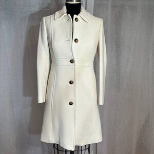 J. Crew Cream Pea Coat